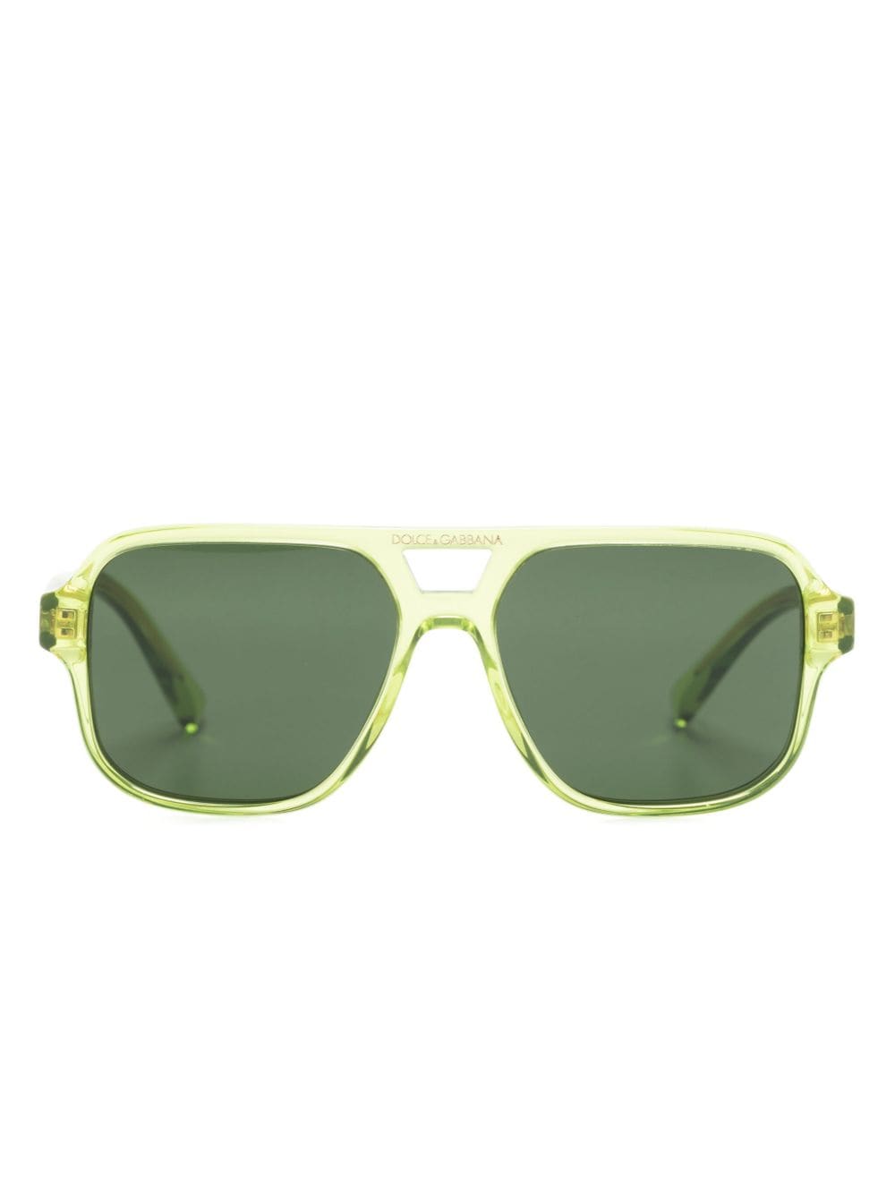Dolce & Gabbana Eyewear DX4003 pilot-frame sunglasses - Green von Dolce & Gabbana Eyewear