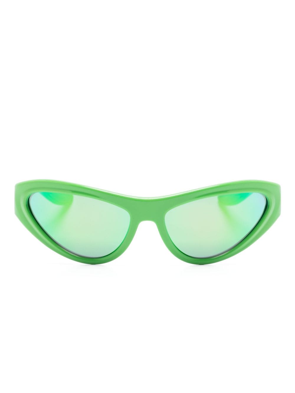 Dolce & Gabbana Eyewear shield-frame gradient sunglasses - Green von Dolce & Gabbana Eyewear