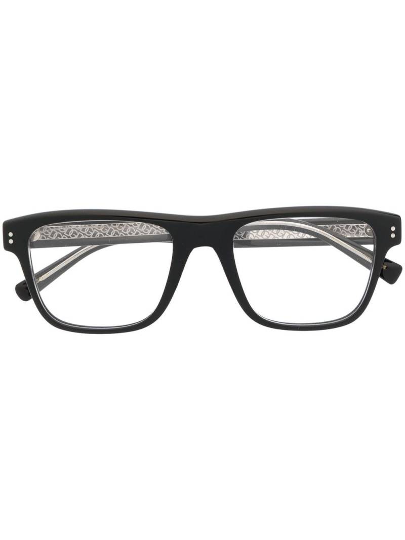 Dolce & Gabbana Eyewear square-frame optical glasses - Black von Dolce & Gabbana Eyewear