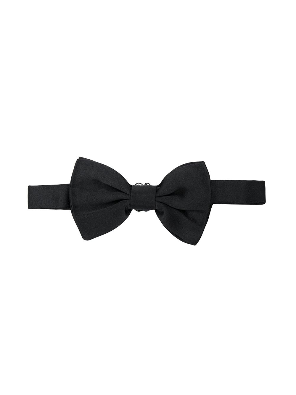 Dolce & Gabbana Kids silk bow tie - Black von Dolce & Gabbana Kids