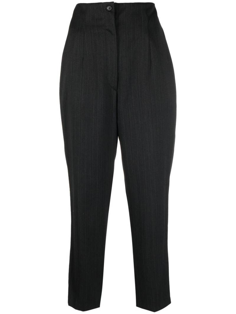 Dolce & Gabbana Pre-Owned 1990s high-waist cropped trousers - Grey von Dolce & Gabbana Pre-Owned