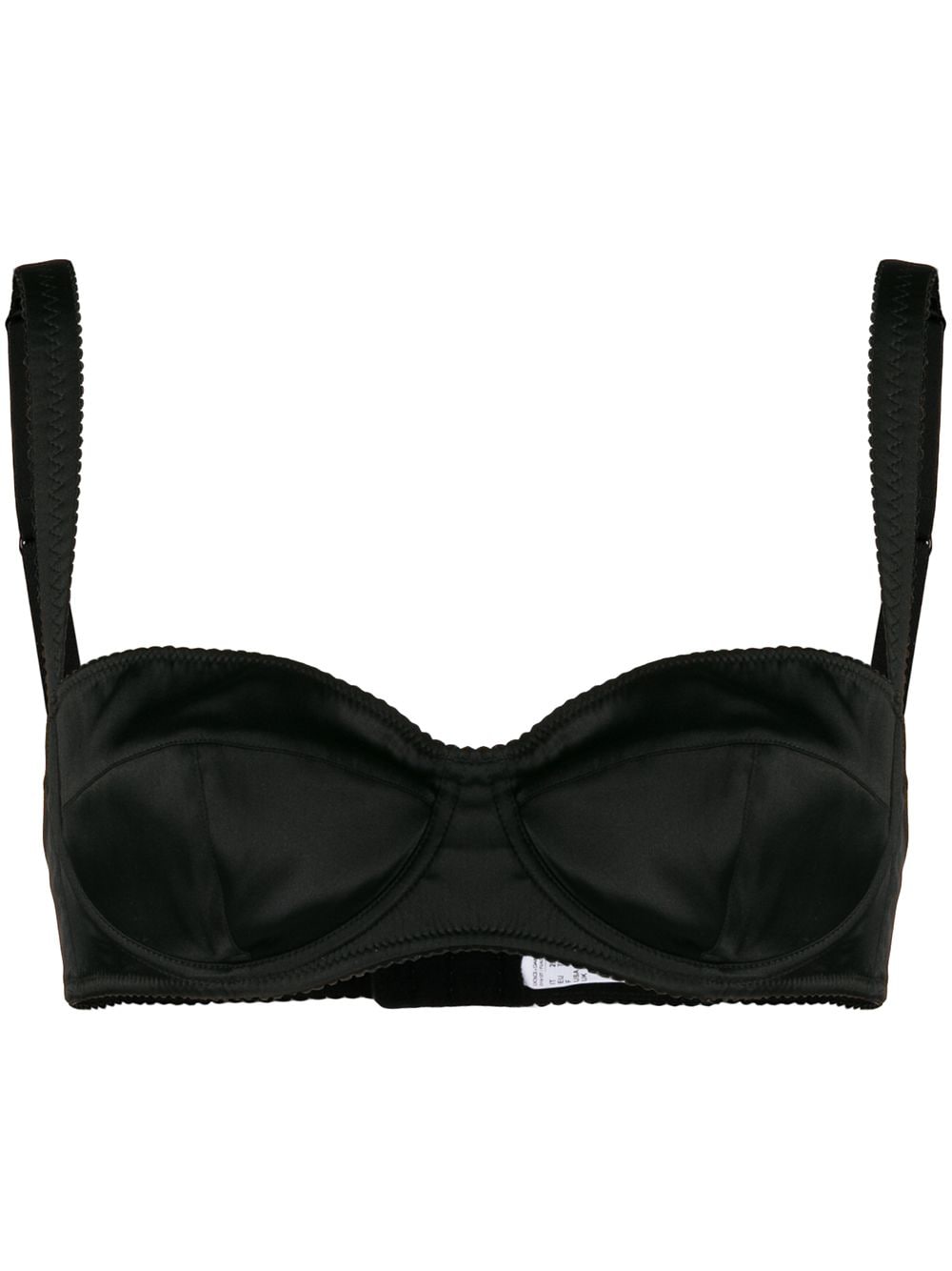 Dolce & Gabbana satin balconette bra - Black von Dolce & Gabbana