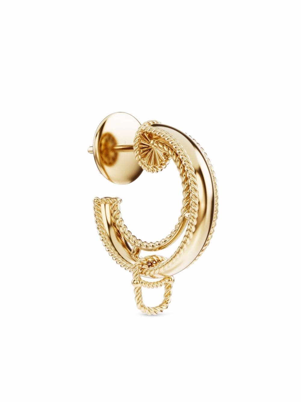 Dolce & Gabbana 18kt yellow gold Alphabet hoop earring von Dolce & Gabbana