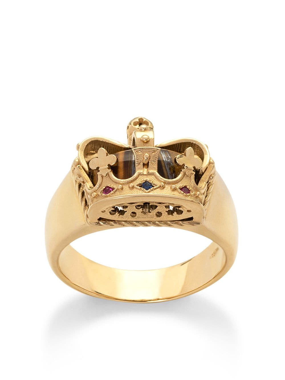 Dolce & Gabbana 18kt yellow gold crown ring von Dolce & Gabbana