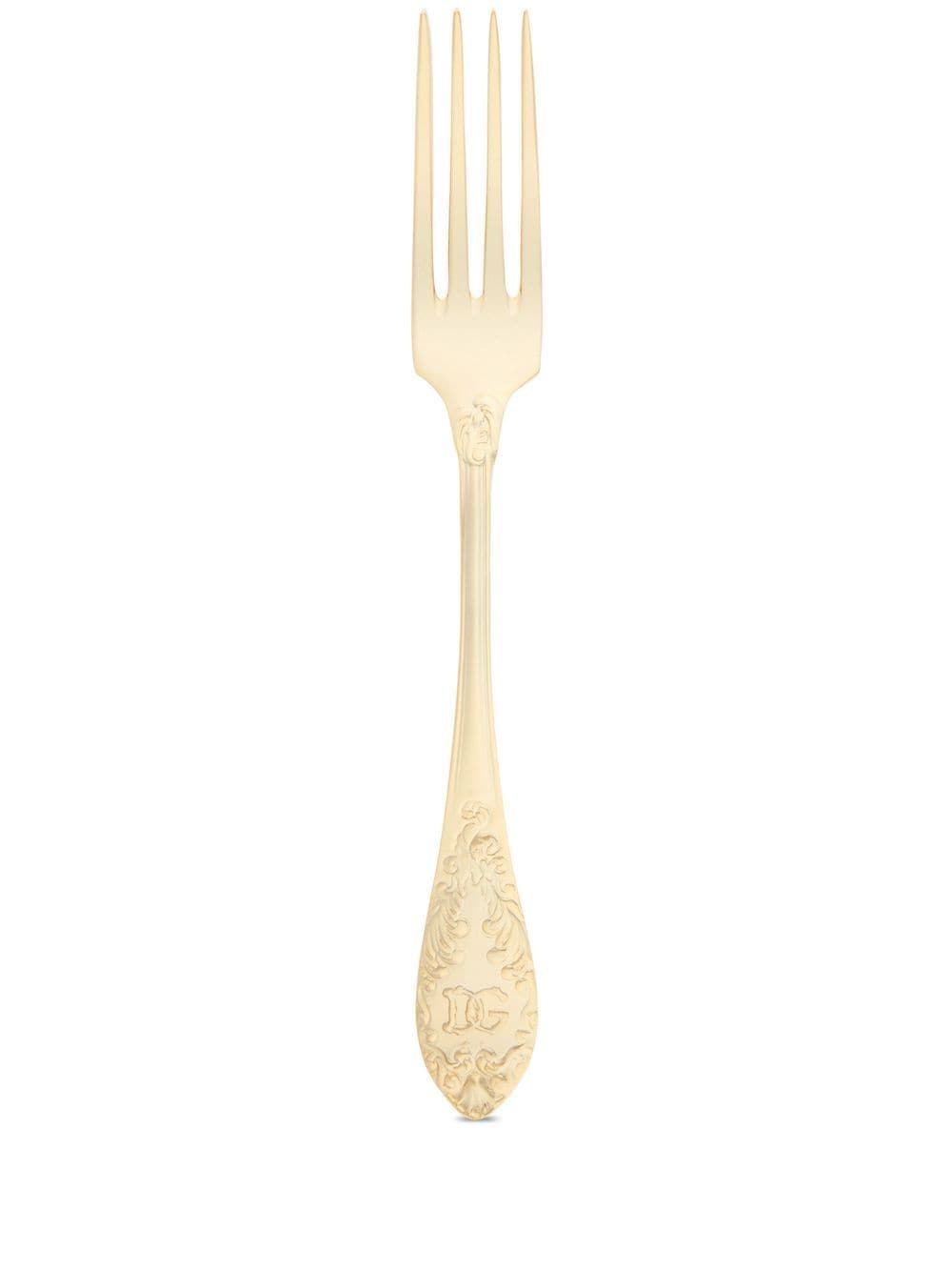 Dolce & Gabbana 24kt gold-plated dinner fork von Dolce & Gabbana