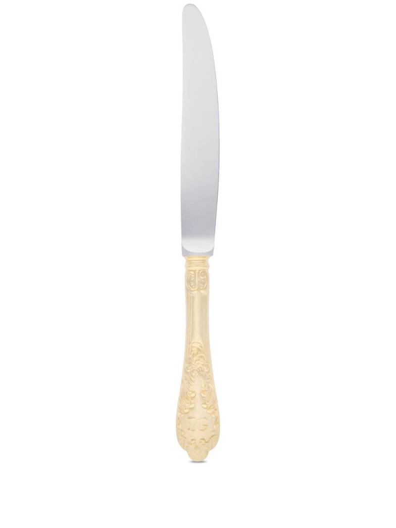 Dolce & Gabbana 24kt gold-plated dinner knife von Dolce & Gabbana