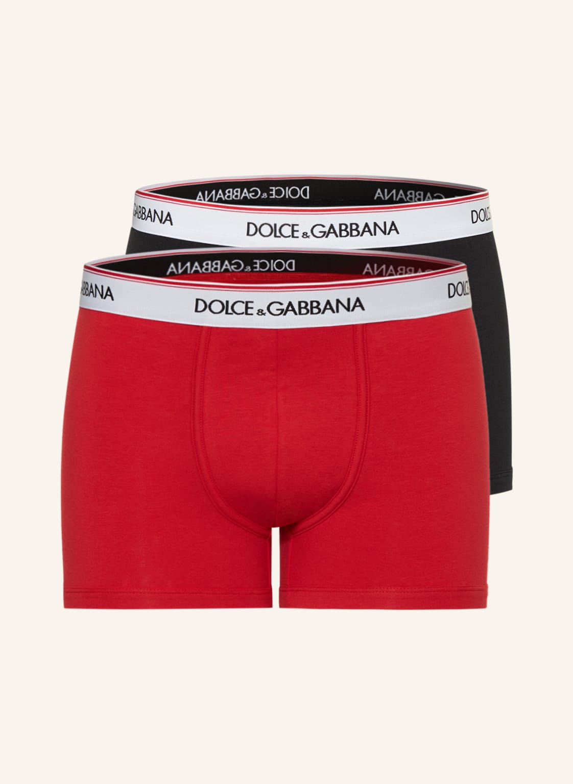 Dolce & Gabbana 2er-Pack Boxershorts rot von Dolce & Gabbana