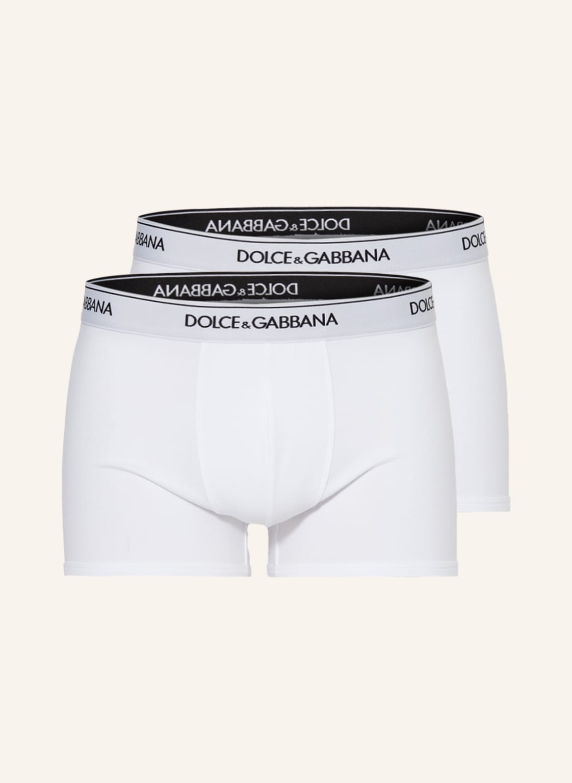 Dolce & Gabbana 2er-Pack Boxershorts weiss von Dolce & Gabbana