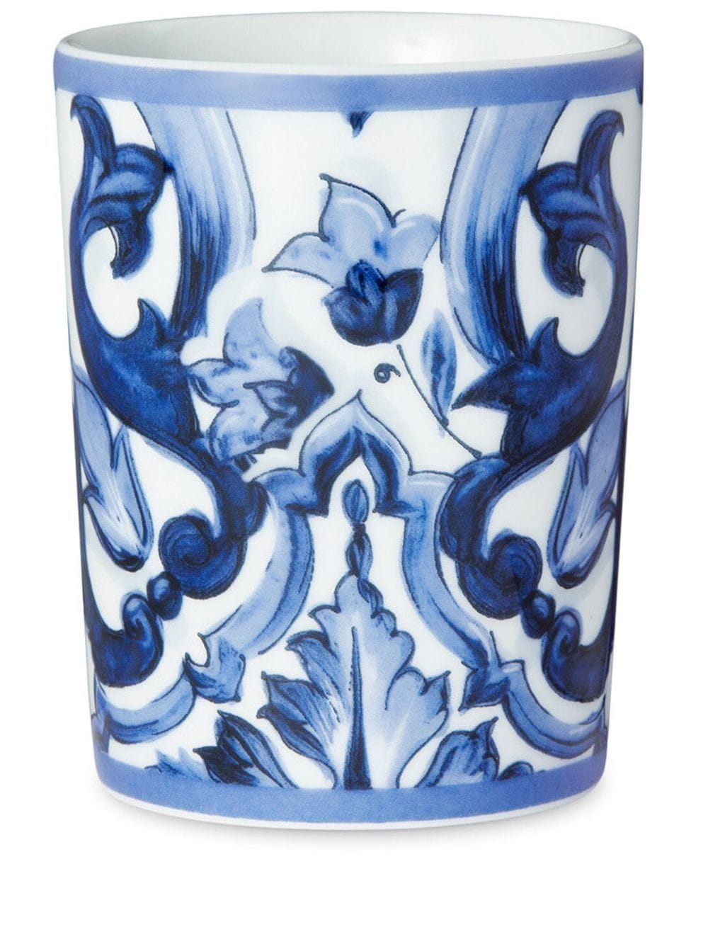 Dolce & Gabbana Blu Mediterraneo porcelain wine glass - White von Dolce & Gabbana