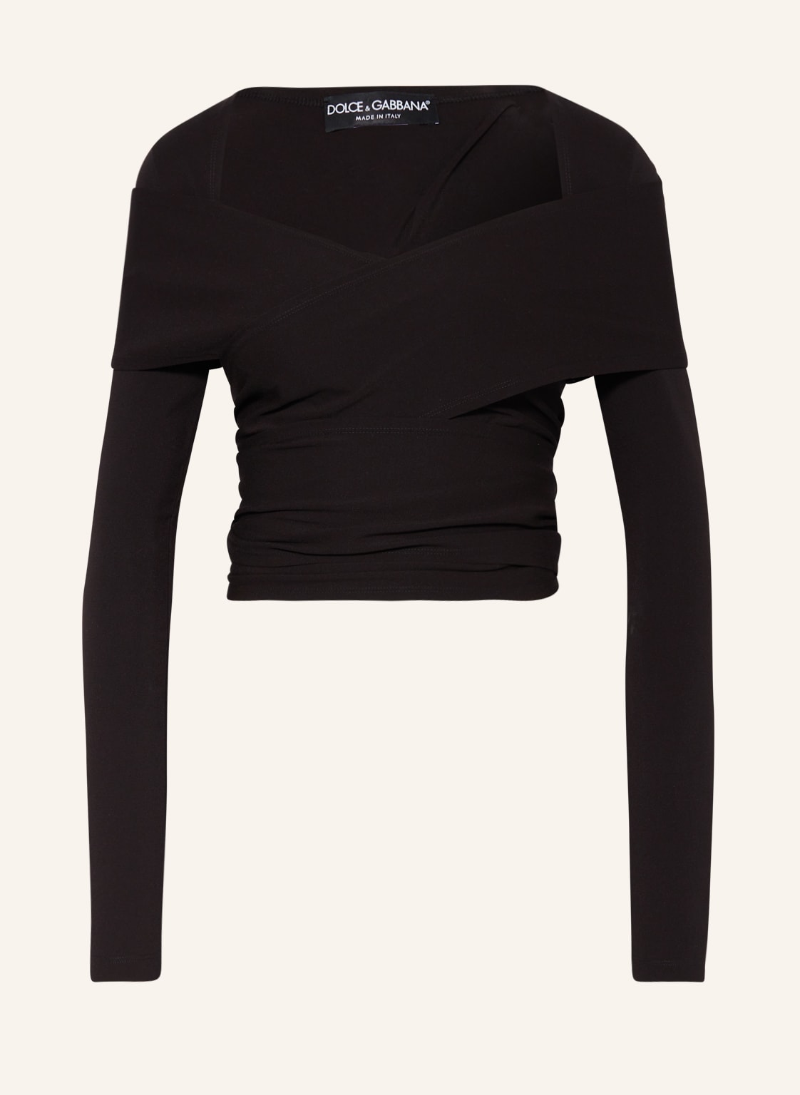 Dolce & Gabbana Cropped-Shirt schwarz von Dolce & Gabbana