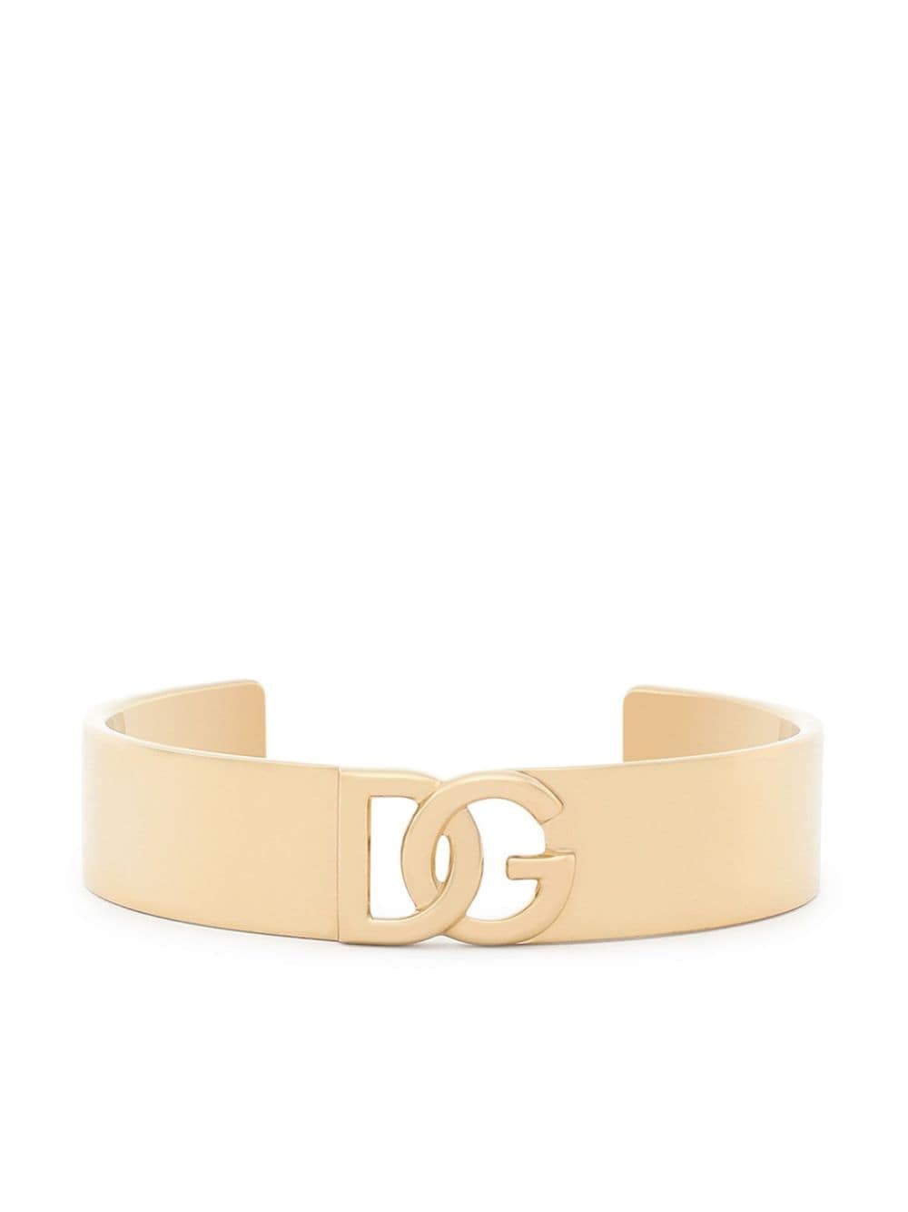 Dolce & Gabbana DG-logo cuff bracelet - Gold von Dolce & Gabbana
