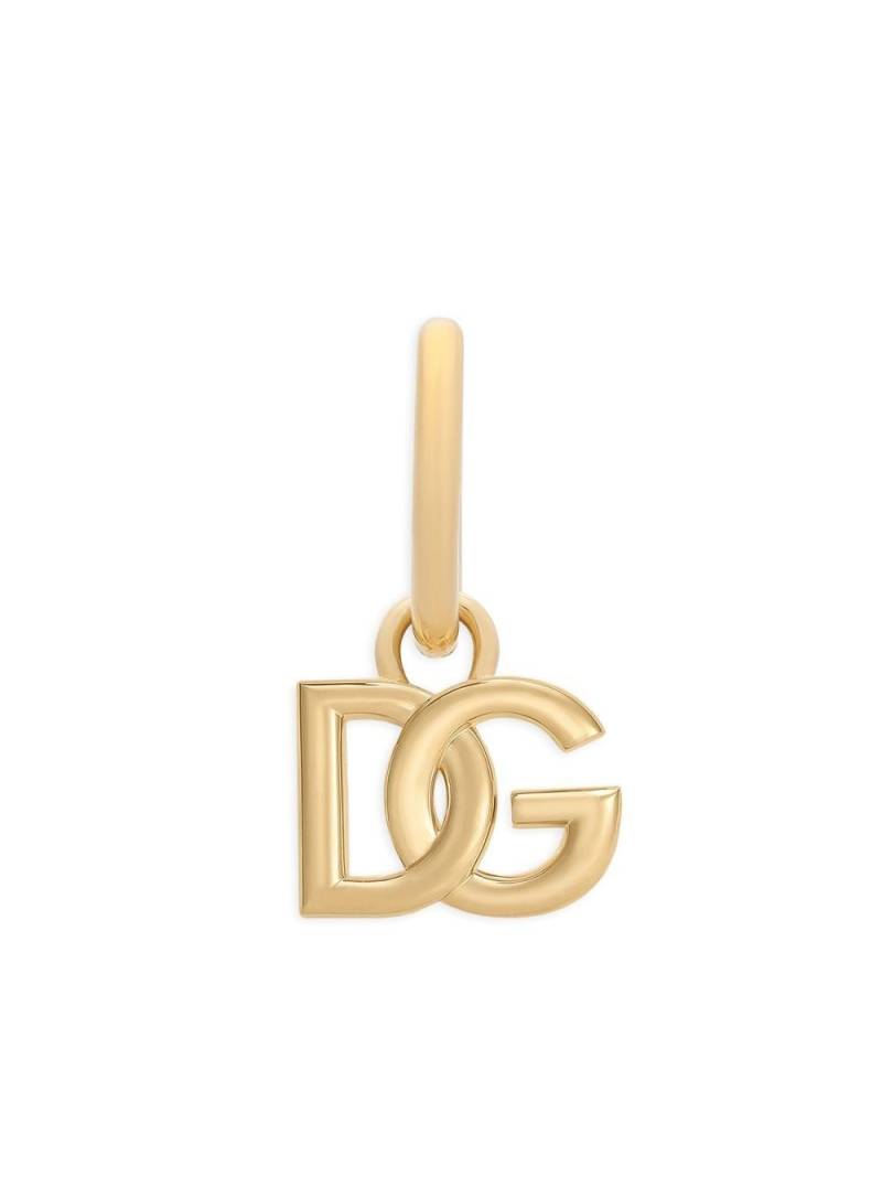 Dolce & Gabbana DG-logo hoop earring - Gold von Dolce & Gabbana