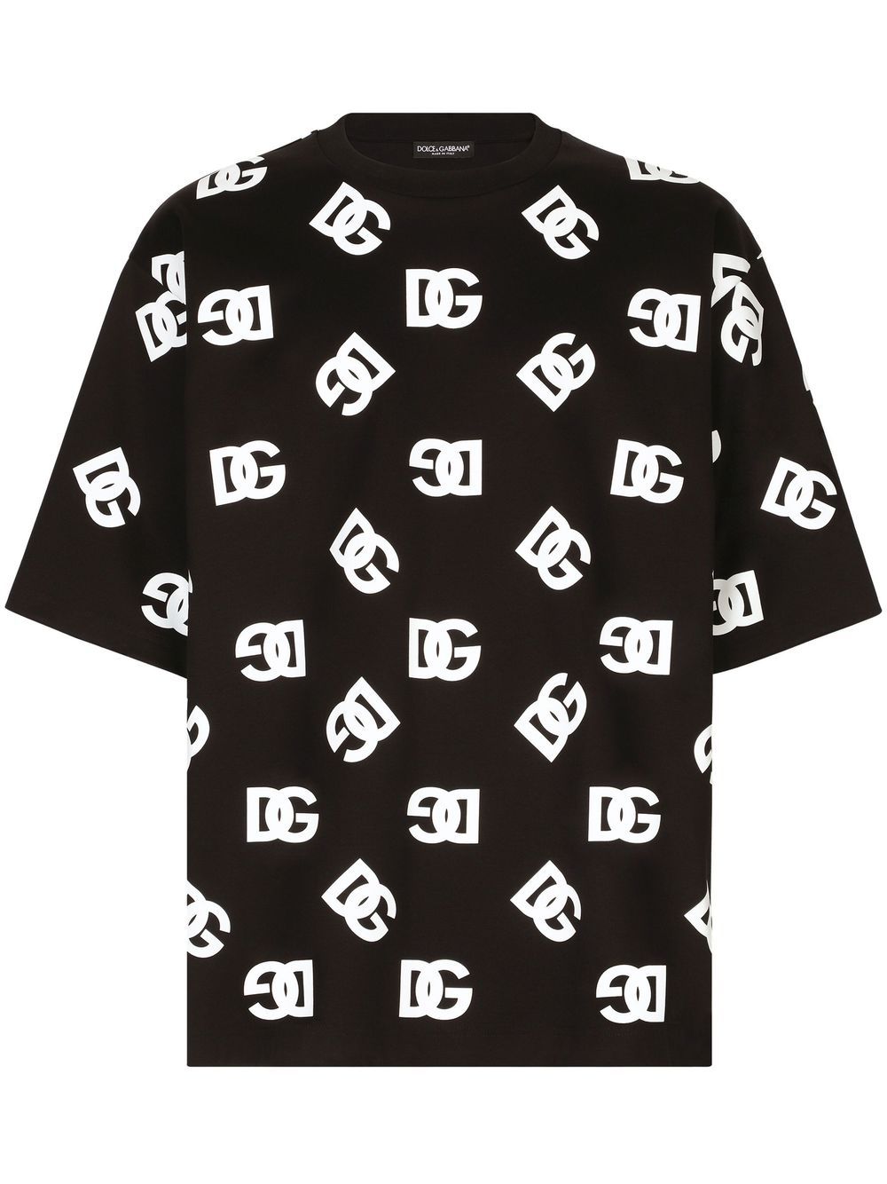 Dolce & Gabbana DG-logo cotton T-shirt - Black von Dolce & Gabbana