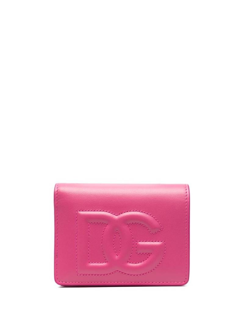 Dolce & Gabbana DG logo wallet - Pink von Dolce & Gabbana