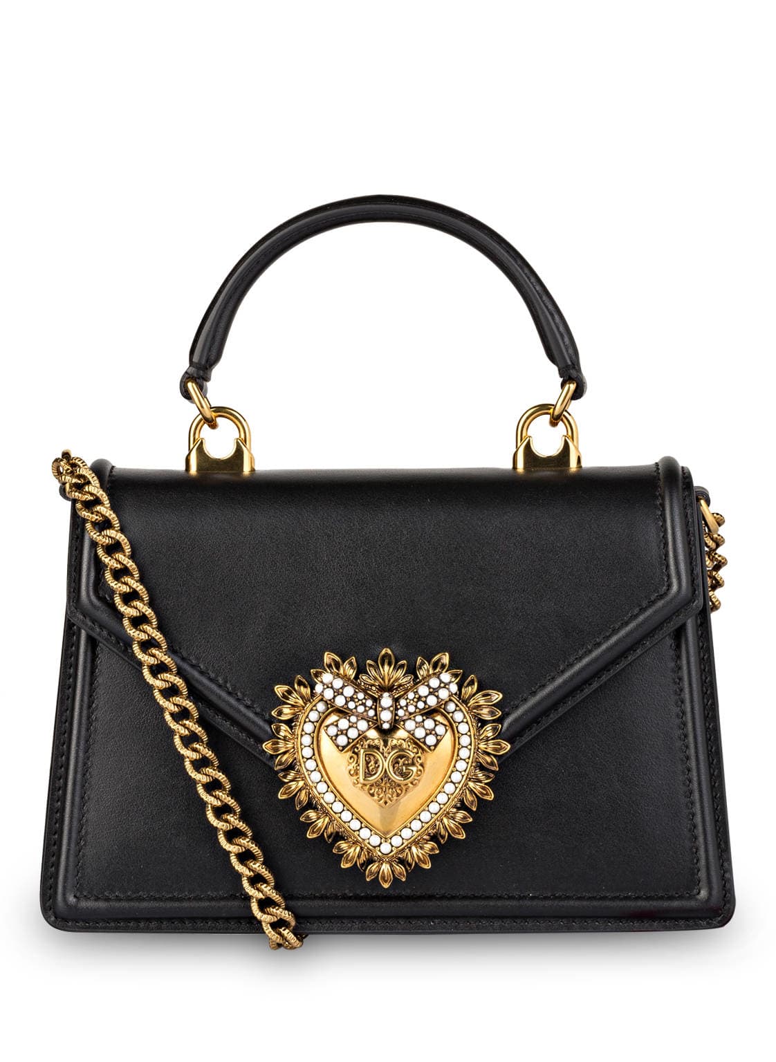 Dolce & Gabbana Handtasche Devotion Mini schwarz Dolce & Gabbana Handtasche Devotion Mini schwarz von Dolce & Gabbana