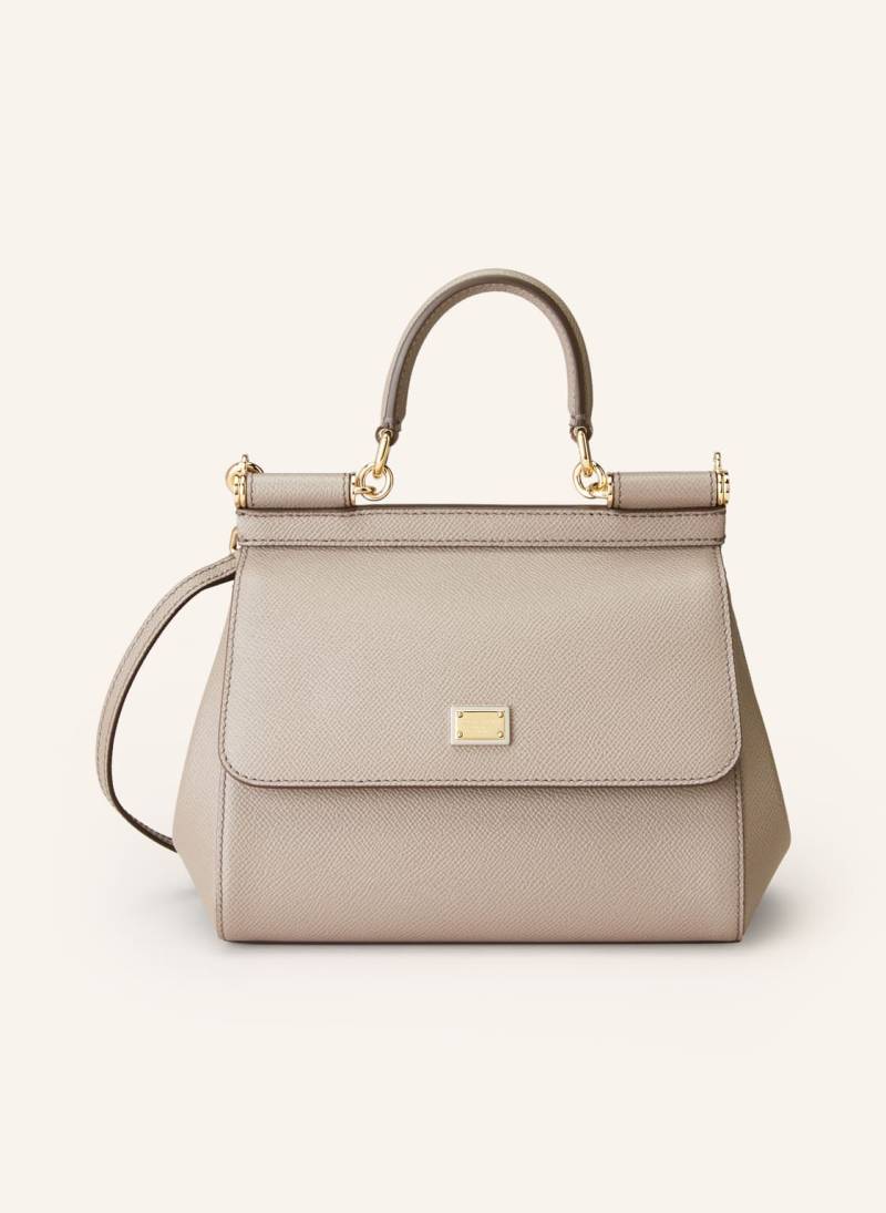 Dolce & Gabbana Handtasche Miss Sicily Mini beige von Dolce & Gabbana