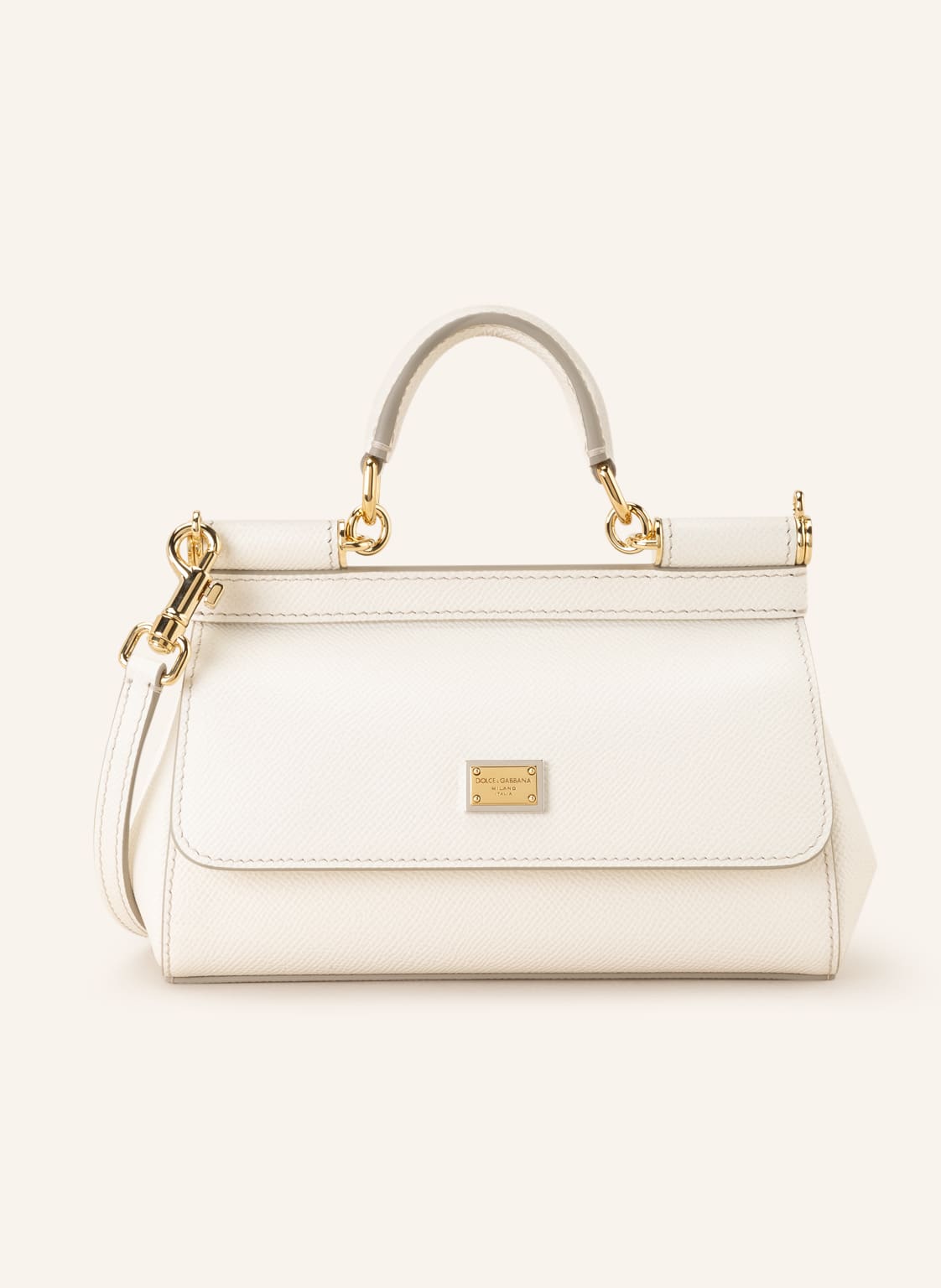 Dolce & Gabbana Handtasche Sicily Small weiss von Dolce & Gabbana