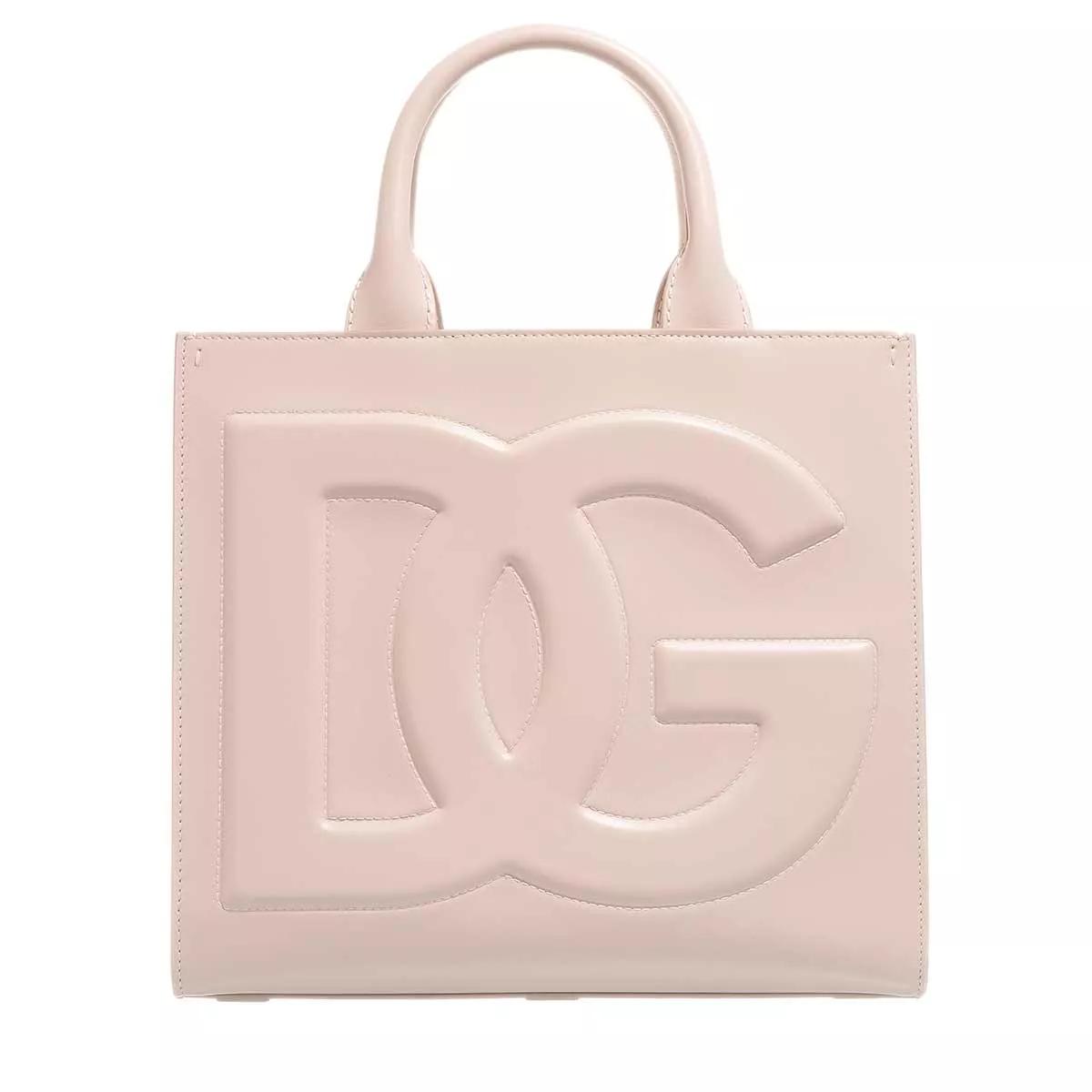 Dolce&Gabbana Henkeltasche - Handbag With Logo - Gr. unisize - in Rosa - für Damen von Dolce&Gabbana