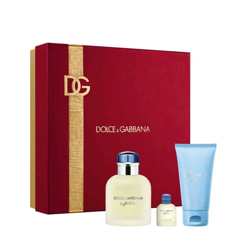 Dolce&Gabbana Light Blue Homme Sets mit Düften 3ST Herren von Dolce&Gabbana