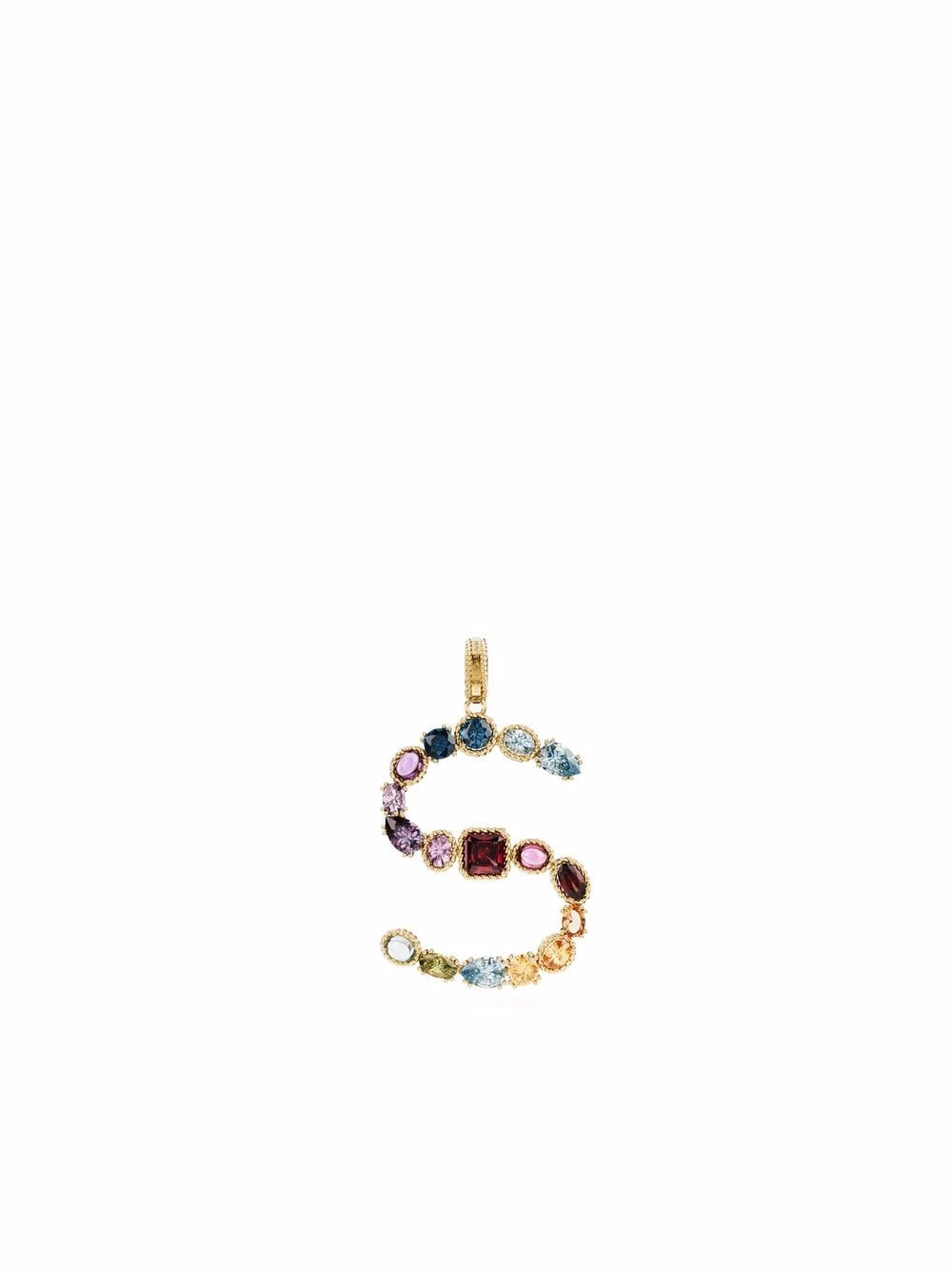 Dolce & Gabbana Rainbow Alphabet 18kt yellow gold pendant von Dolce & Gabbana