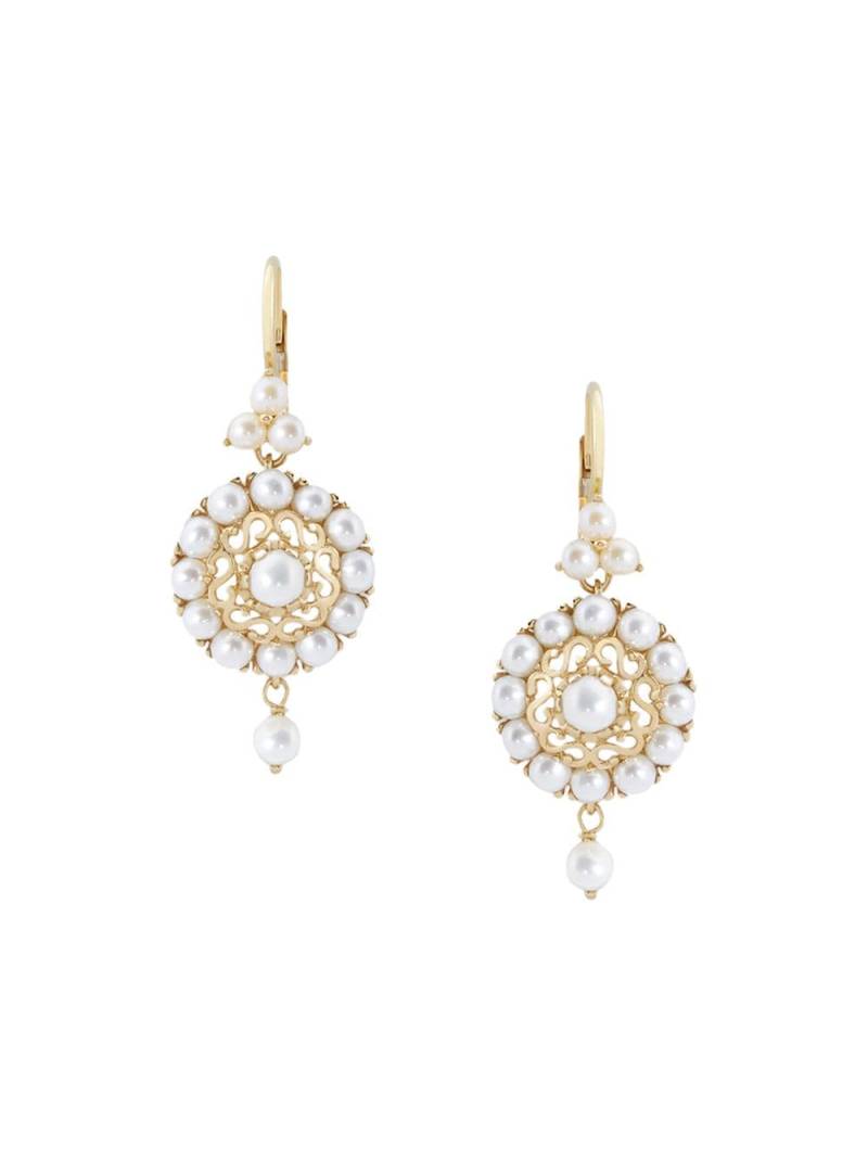 Dolce & Gabbana Romance pendant earrings - Gold von Dolce & Gabbana