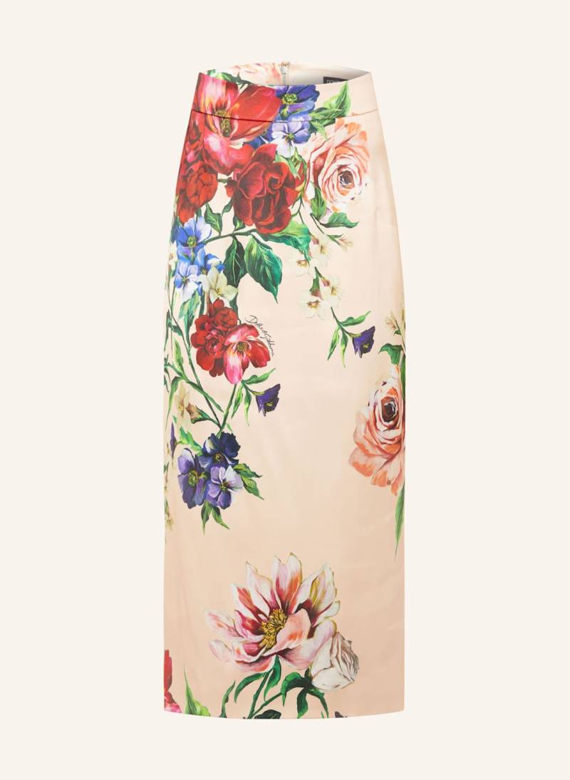 Dolce & Gabbana Satinrock beige von Dolce & Gabbana