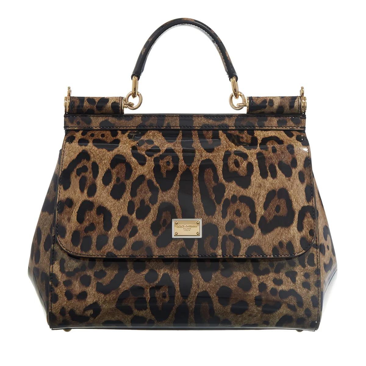 Dolce&Gabbana Schultertasche - Medium Sicily Leopard-Print Shoulder Bag - für Damen Dolce&Gabbana Schultertasche - Medium Sicily Leopard-Print Shoulder Bag - für Damen von Dolce&Gabbana
