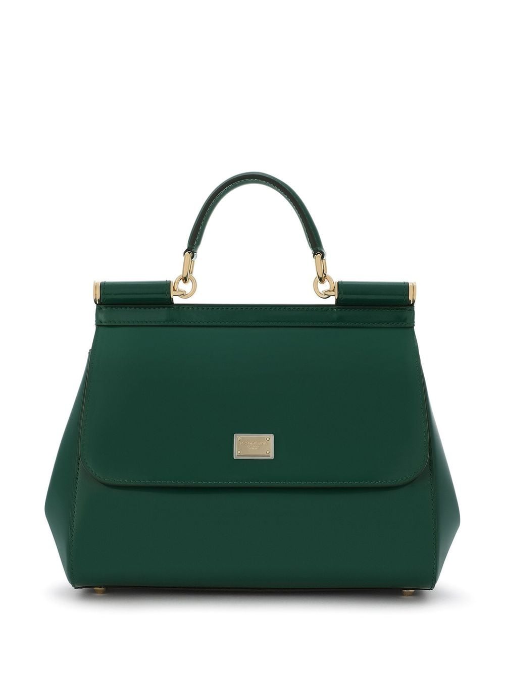 Dolce & Gabbana medium Sicily leather top-handle bag - Green von Dolce & Gabbana