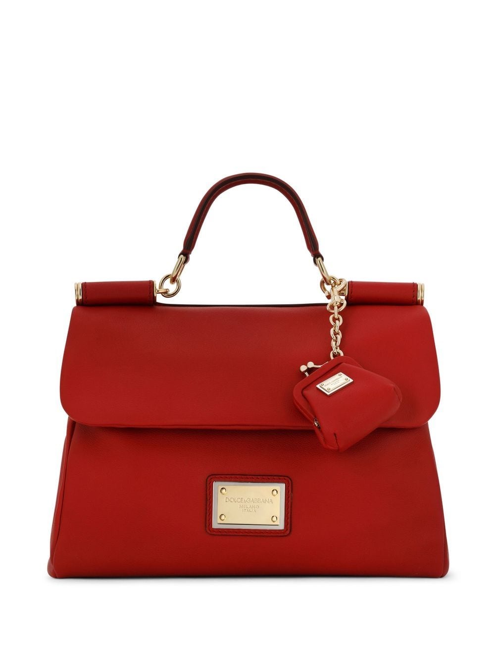 Dolce & Gabbana medium Sicily Soft top-handle bag - Red von Dolce & Gabbana