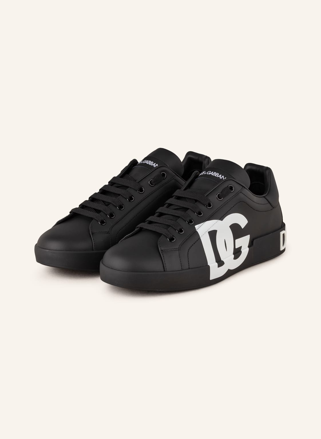 Dolce & Gabbana Sneaker Portofino schwarz von Dolce & Gabbana