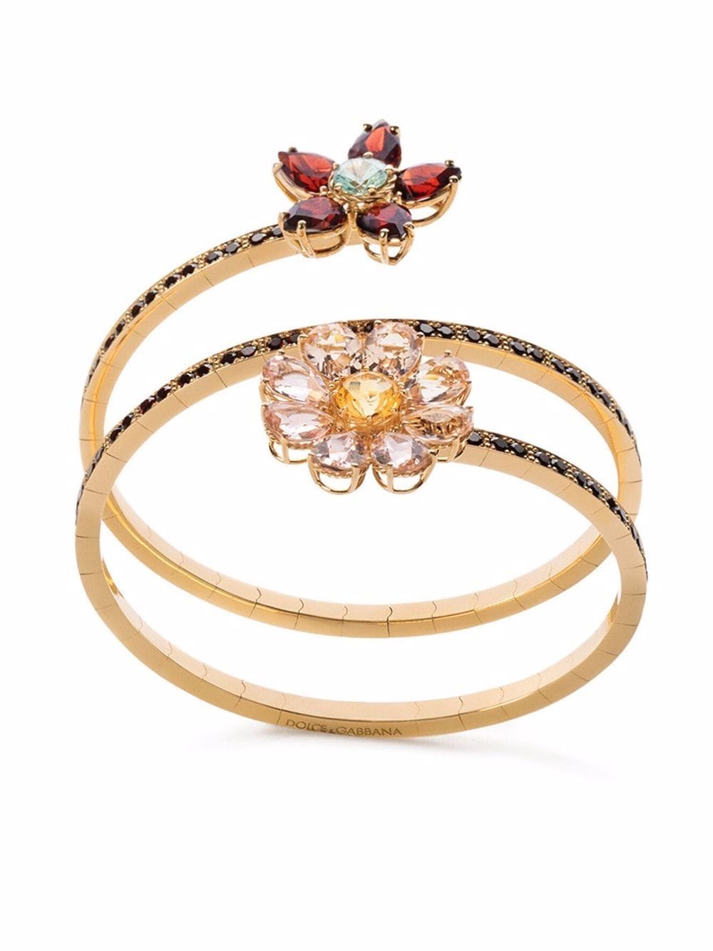 Dolce & Gabbana Spring 18kt yellow gold multi-stone bracelet von Dolce & Gabbana