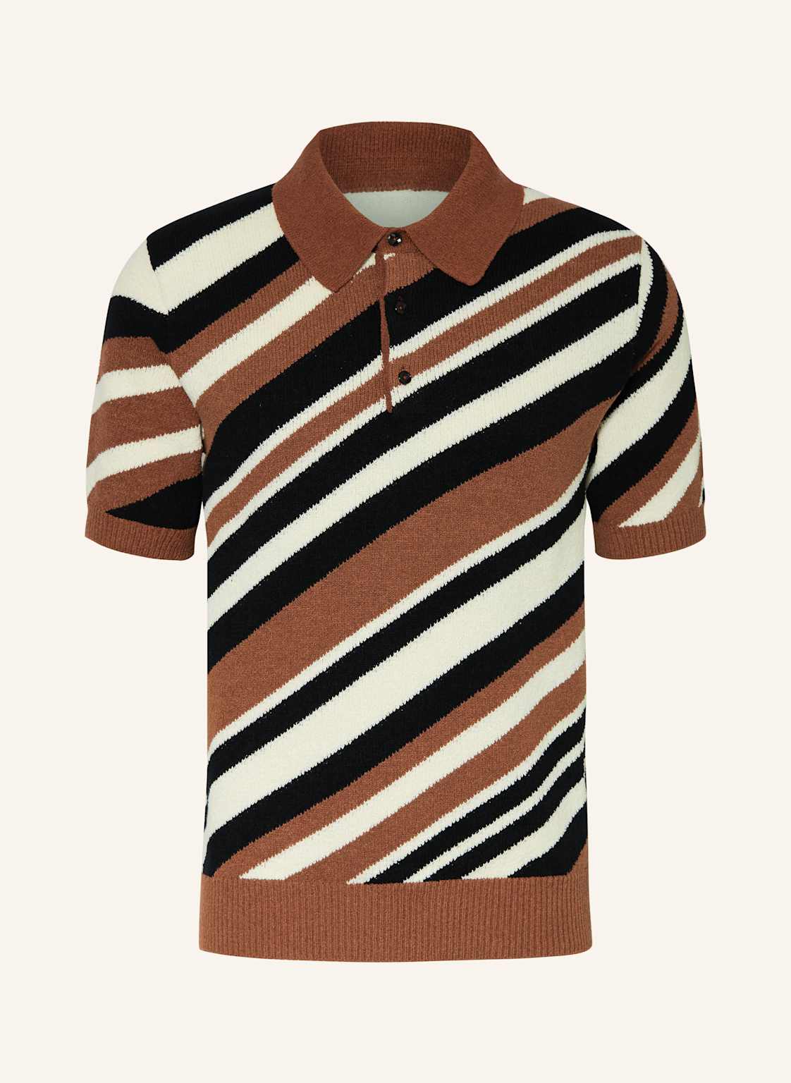 Dolce & Gabbana Strick-Poloshirt Slim Fit braun Dolce & Gabbana Strick-Poloshirt Slim Fit braun von Dolce & Gabbana