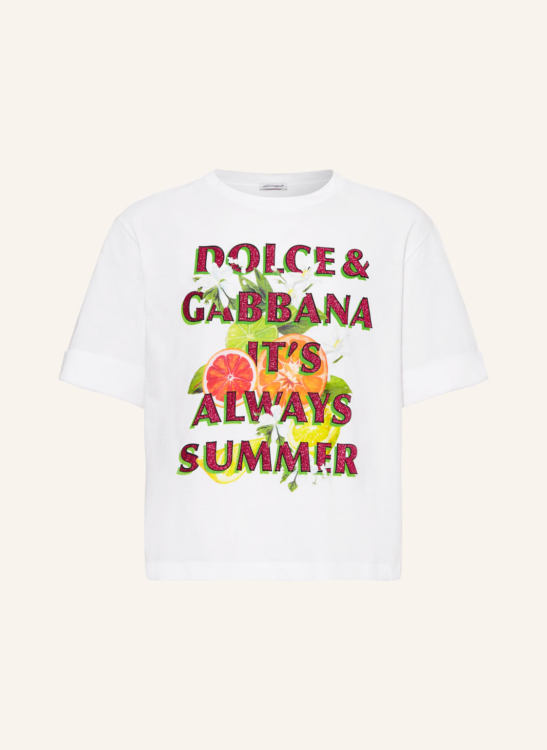 Dolce & Gabbana T-Shirt weiss von Dolce & Gabbana