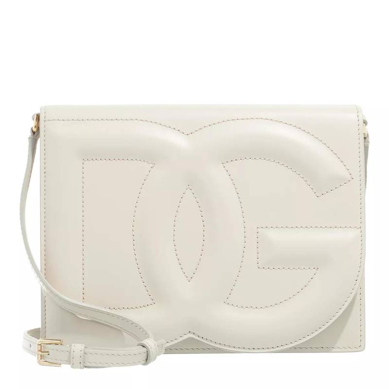 Dolce&Gabbana Schultertasche - Logo Shoulder Bag - Gr. unisize - in Creme - für Damen von Dolce&Gabbana
