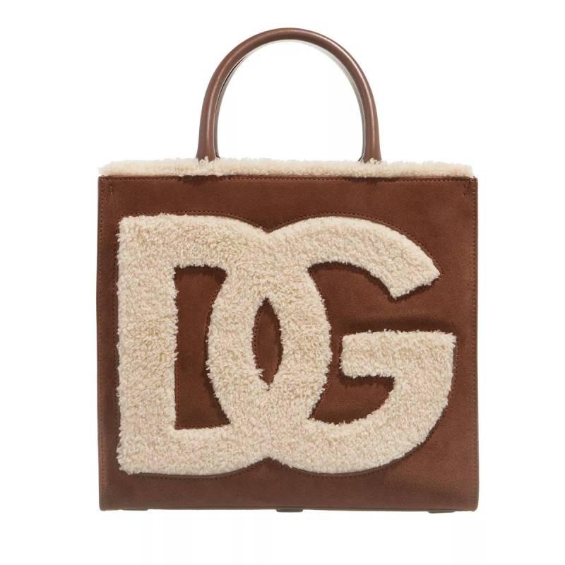 Dolce&Gabbana Umhängetasche - Small DG Daily Shopper - Gr. unisize - in Braun - für Damen von Dolce&Gabbana