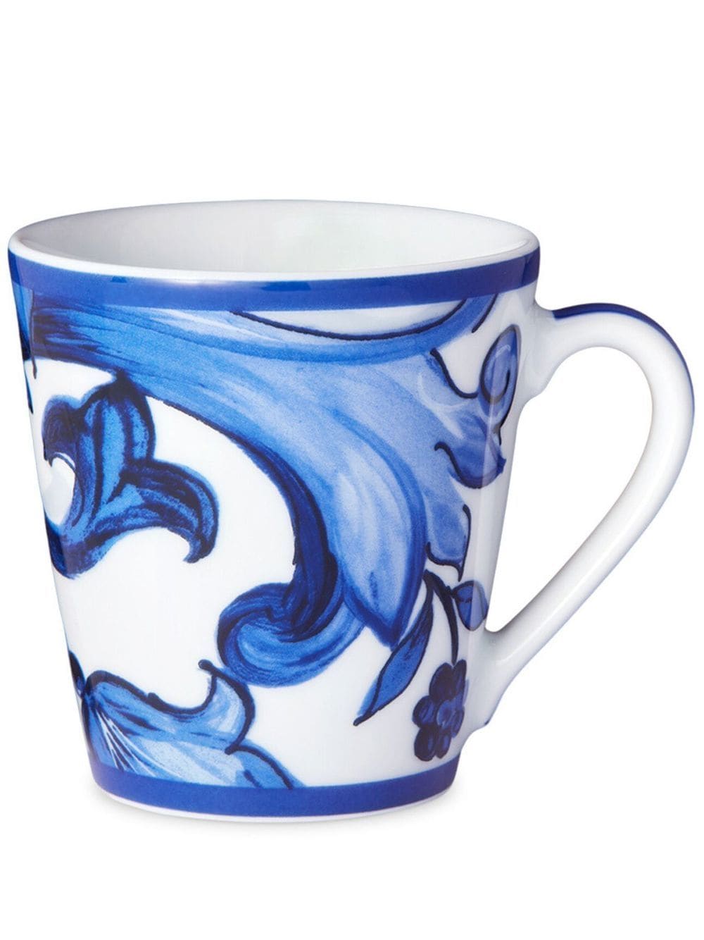 Dolce & Gabbana archive-print porcelain mug - Blue von Dolce & Gabbana