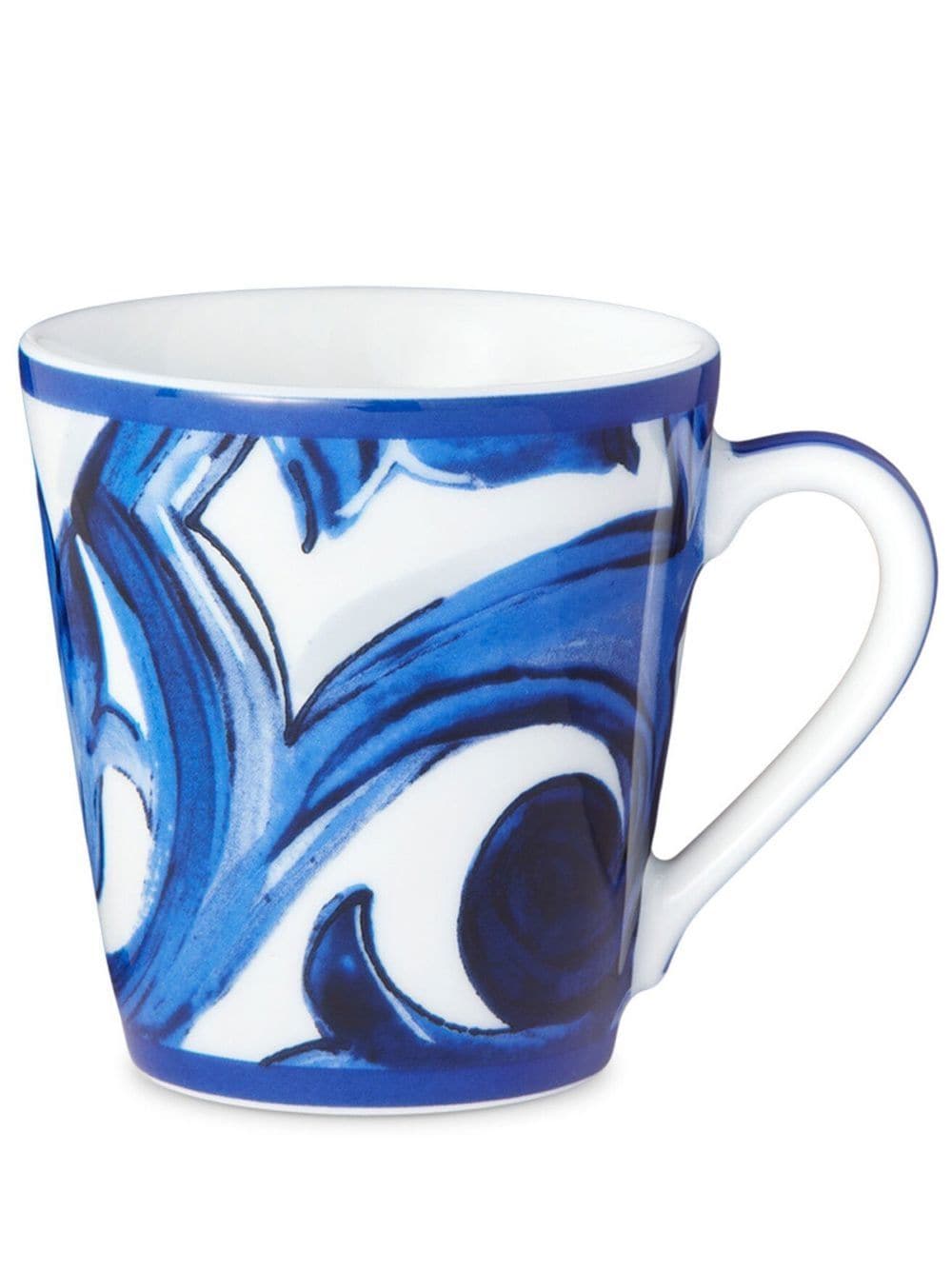 Dolce & Gabbana archive-print porcelain mug - Blue von Dolce & Gabbana