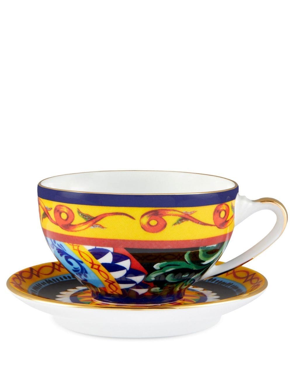 Dolce & Gabbana archive-print porcelain tea set - Multicolour von Dolce & Gabbana