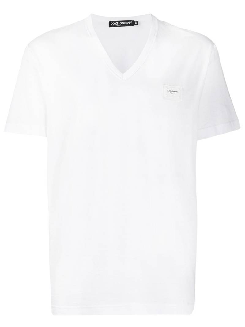 Dolce & Gabbana basic T-shirt - White von Dolce & Gabbana