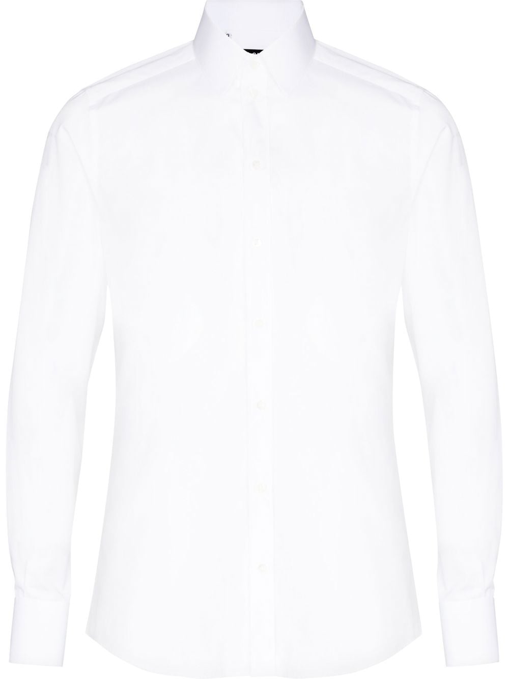 Dolce & Gabbana button-down poplin shirt - White von Dolce & Gabbana