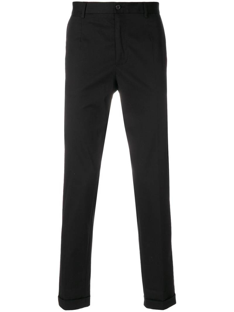 Dolce & Gabbana classic chinos - Black von Dolce & Gabbana