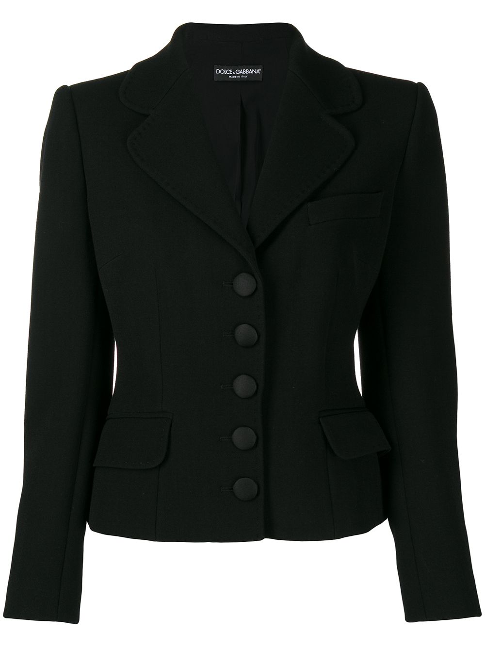 Dolce & Gabbana Dolce single-breasted blazer - Black von Dolce & Gabbana