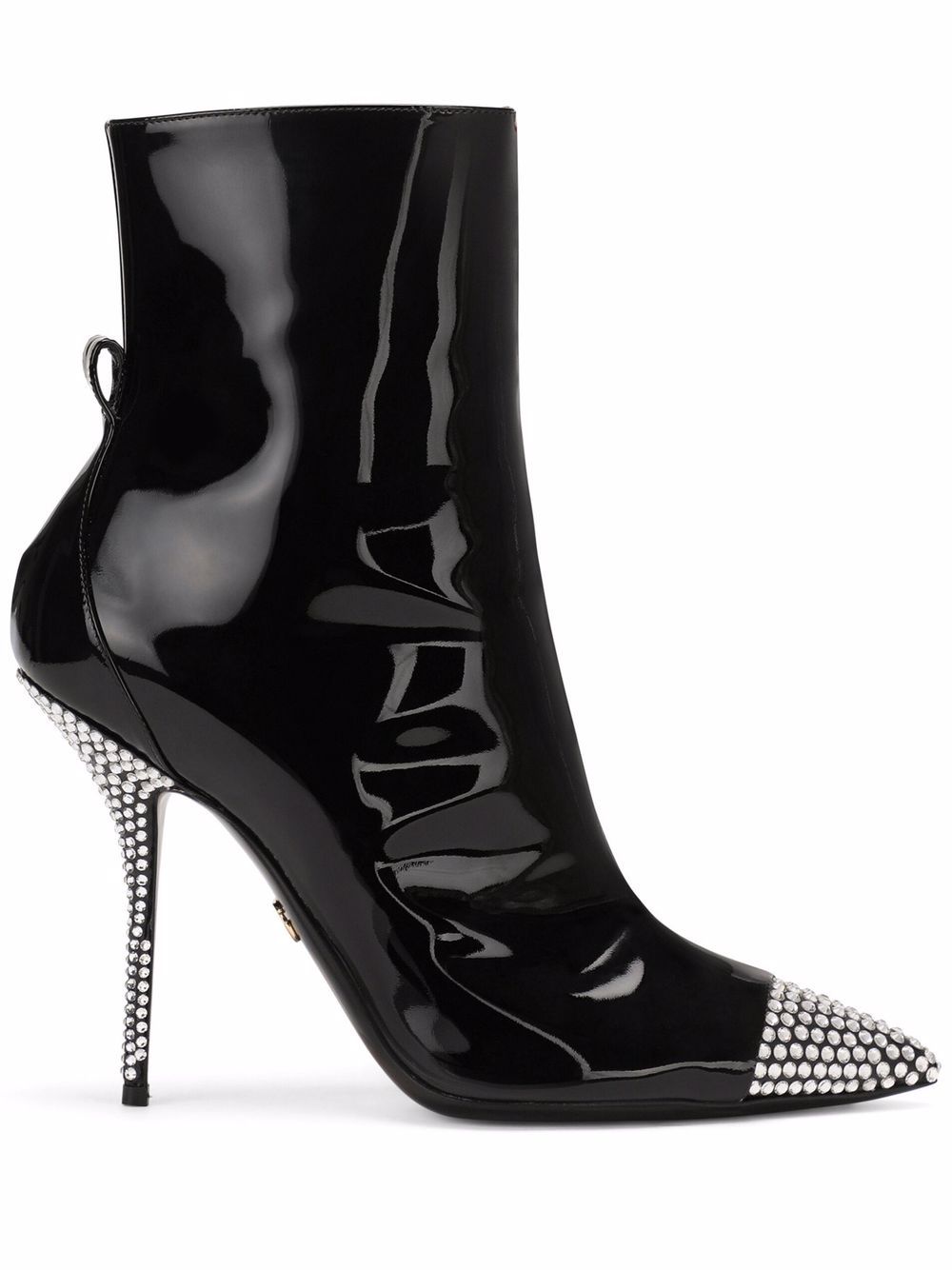 Dolce & Gabbana crystal-embellished ankle boots - Black von Dolce & Gabbana