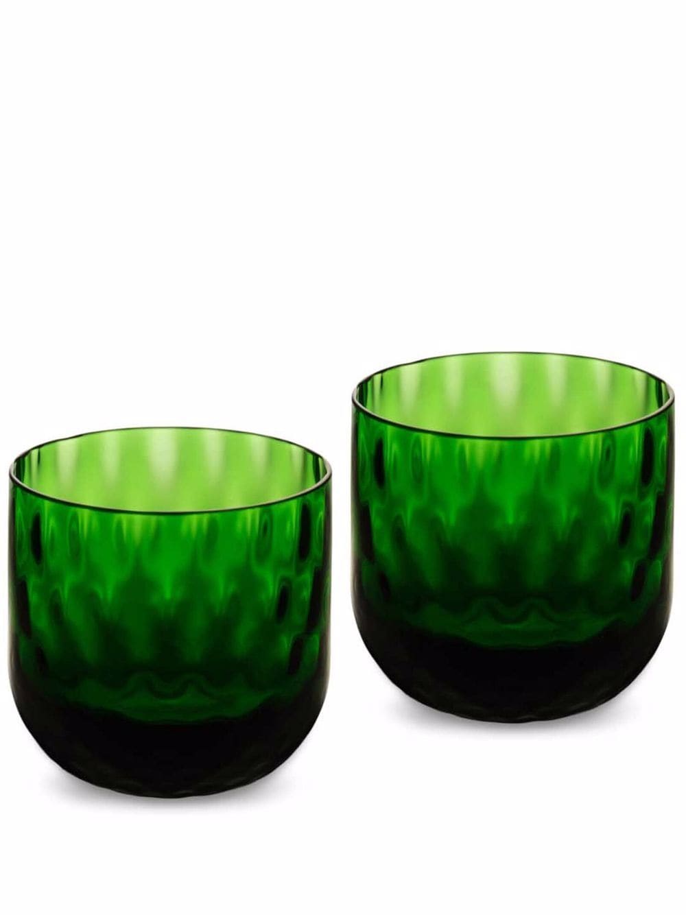 Dolce & Gabbana hand-blown Murano shot glasses (set of 2) - Green von Dolce & Gabbana