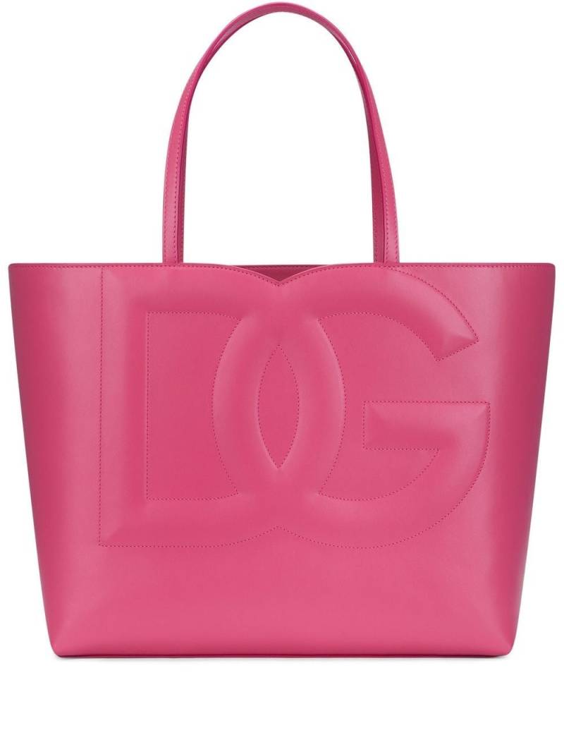 Dolce & Gabbana medium DG Logo tote bag - Pink von Dolce & Gabbana