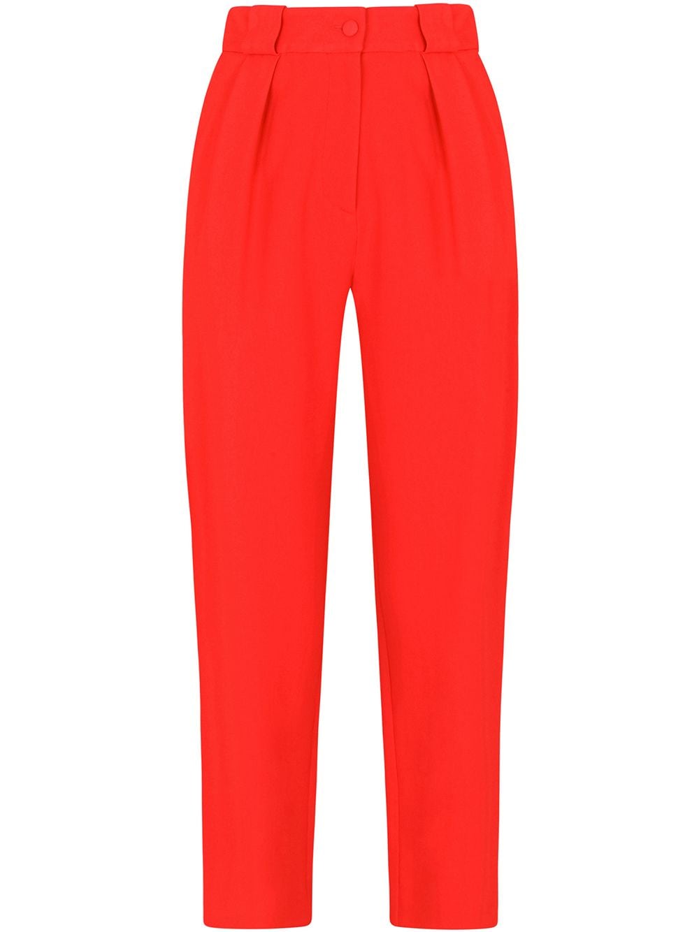 Dolce & Gabbana high-waisted straight-leg trousers - Red von Dolce & Gabbana