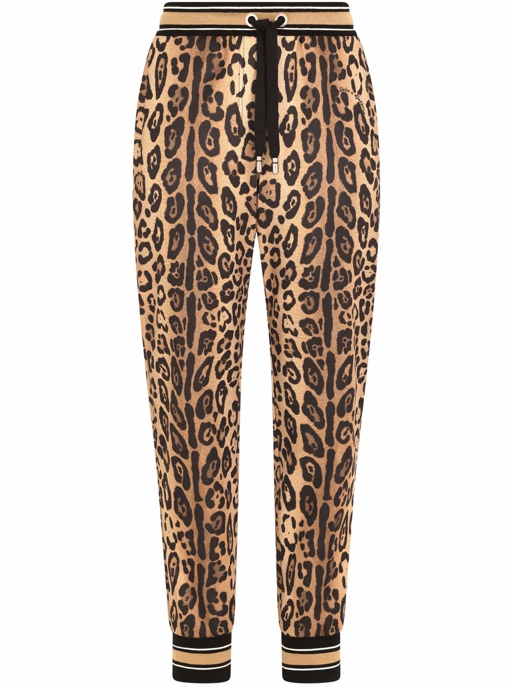 Dolce & Gabbana leopard-print track pants - Brown von Dolce & Gabbana