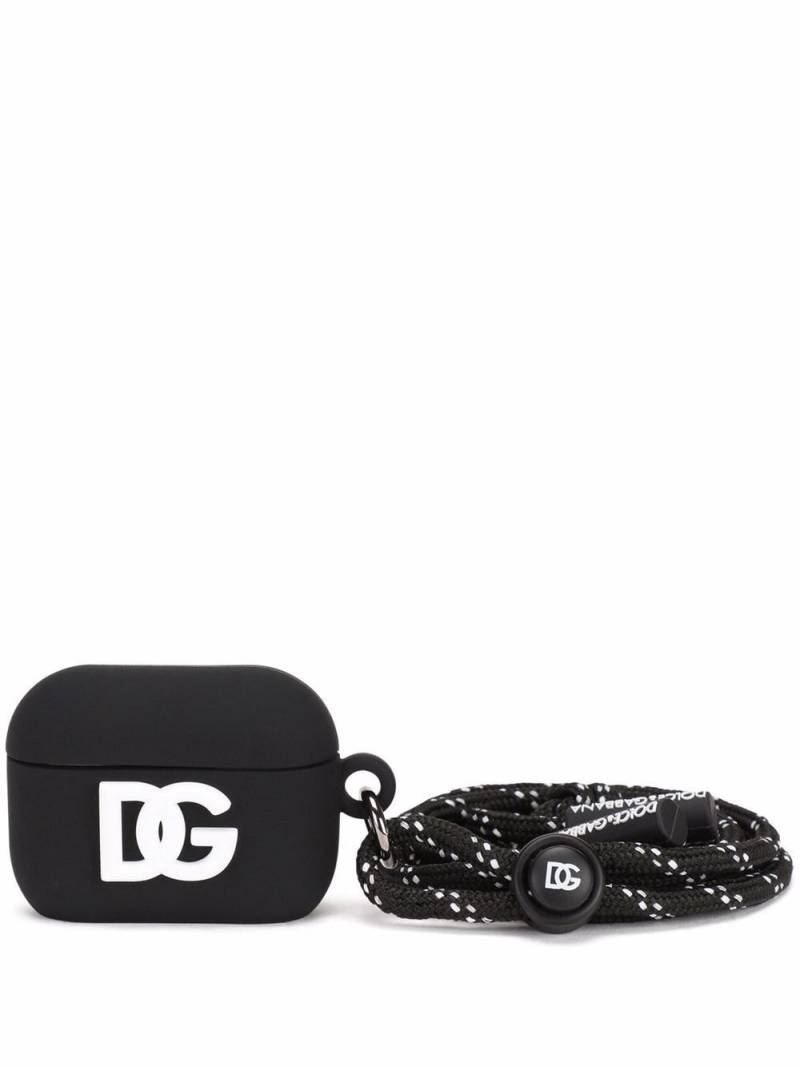 Dolce & Gabbana logo AirPods Pro case - Black von Dolce & Gabbana