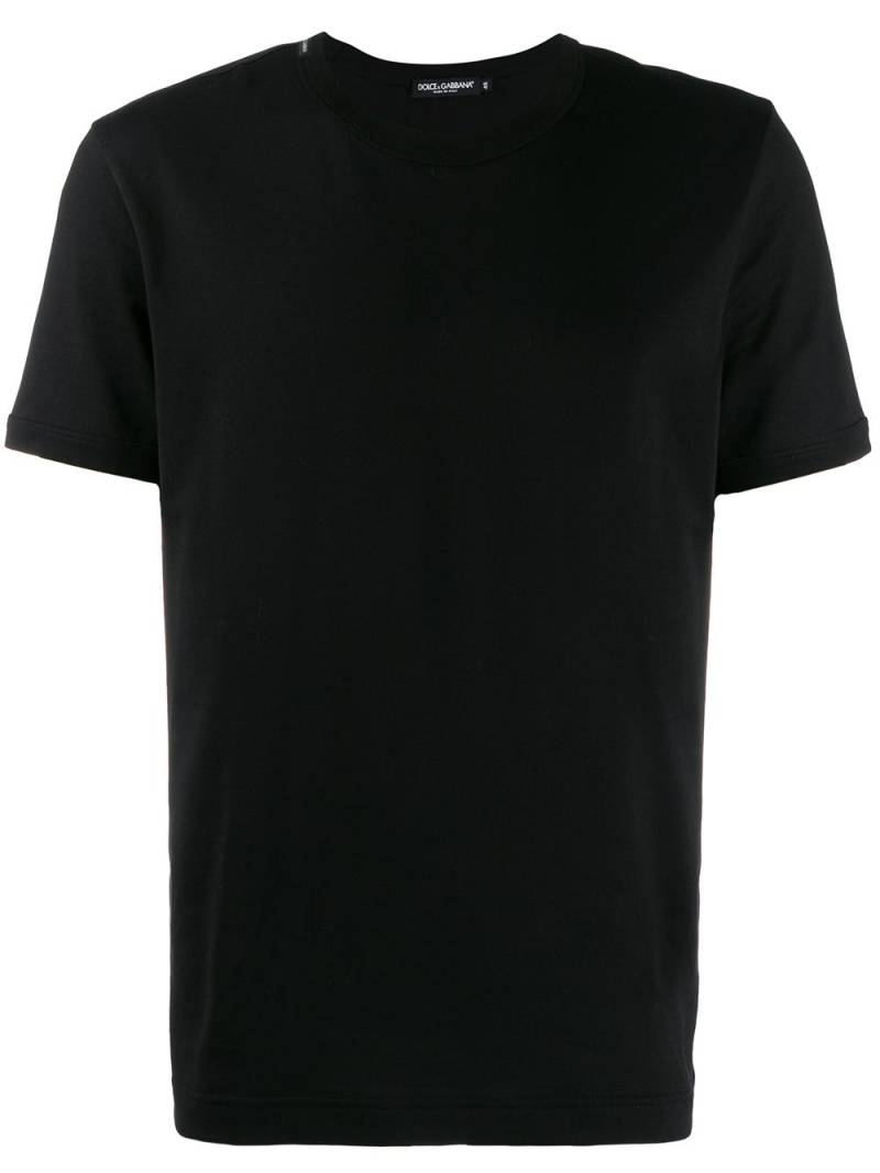 Dolce & Gabbana logo crew neck T-shirt - Black von Dolce & Gabbana