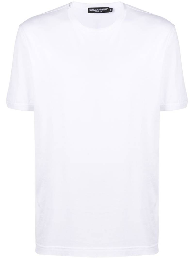 Dolce & Gabbana logo crew neck T-shirt - White von Dolce & Gabbana